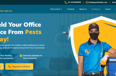 Landing Page Design for <br/> Pest Control Company